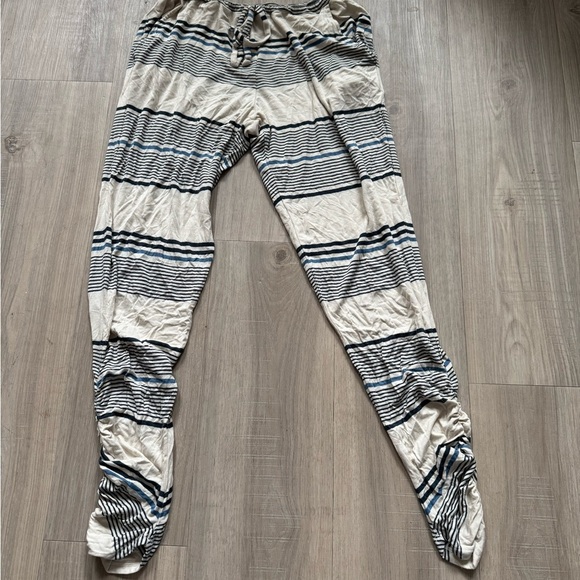 Chaser Other - Chaser Blue and White Striped Pajama Pants